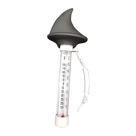Floating Pool Thermometer Decor Shark Portable Decorative Easy Read Water Thermometer Water Temperature for Baby Bath Shower