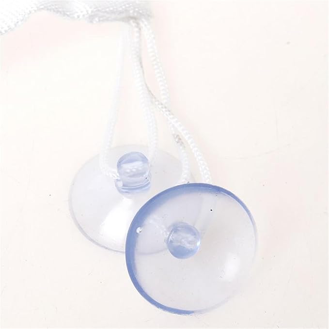Bath Toy Organizer Mesh Bag Baby Bathtub Hanging Storage Bag Quick Drying Bathroom Shower Caddy Net Bag with Suction Cups for Kids & Toddlers