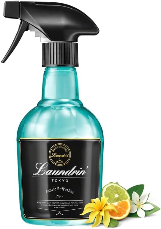 Laundrin Fabric Refresher Spray, Pet Odor Eliminator for Home, Room Essentials Fabric Spray, Odor & Bacteria Removal for Mattress, Curtain, Sofa, Carpet, Furniture, and Bedding - 300ml, No. 7