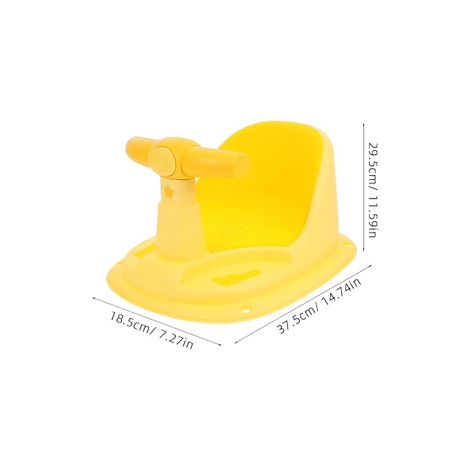 BESPORTBLE Bath Chair Bathtub Seat Non-Slip Shower Seat with Ergonomic Design and Stable Base for Safe Sitting Support During Bath