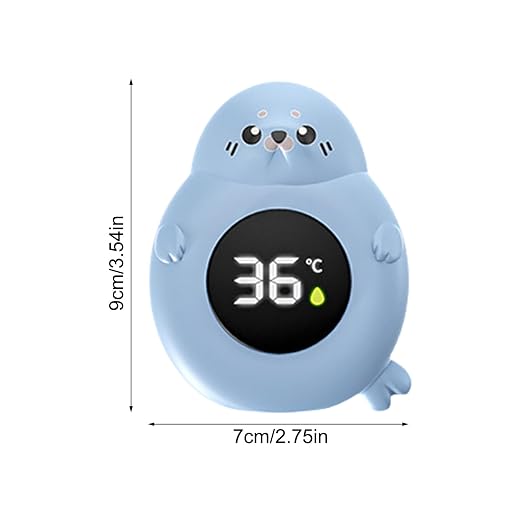 Baby Bath Tub Temperature Monitor Hot Cold,Water Resistant Temperature Warning Monitor - Cute Bathtub Pool, Upgraded Sensor for Toddler