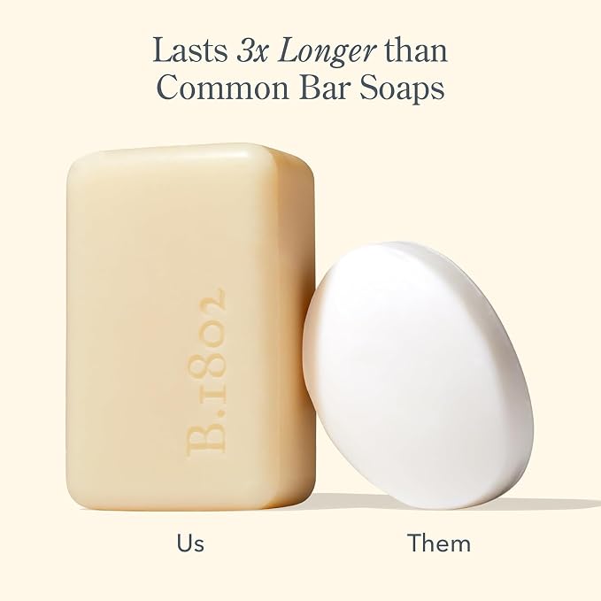 Beekman 1802 Goat Milk Soap – Moisturizing Hand & Body Soap Bar with Shea Butter & Botanical Oils, Triple-Milled, Non-Drying, Made for Sensitive Skin, Fresh Air 3.5 oz