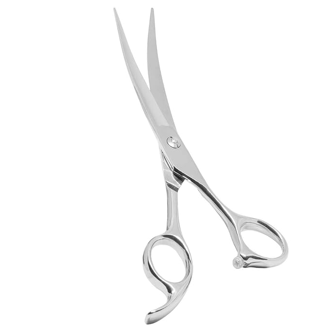 8.1 inch Curved Dog Grooming Scissors,8.1" Curved Pet Grooming Scissors,Curved Down Shears great for Groomers and Home Grooming