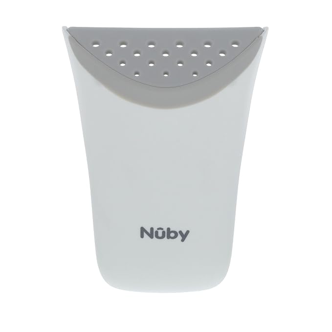 Nuby Waterfall Rinse Pail - Gentle Rinsing Water Scoop for Tear-Free Infant and Toddler Bath Time - 6+ Months - Baby Bath Essentials