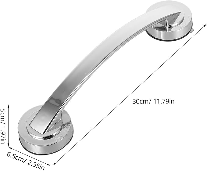 Hemobllo 3-Pack Bathroom Grab Bar Wall Mounted Bath Tub Safety Handle 11.81 X 2.55 X 5.90 in Armrest for Seniors Kids Toilet Support in Bathroom Corridor Tile Marble