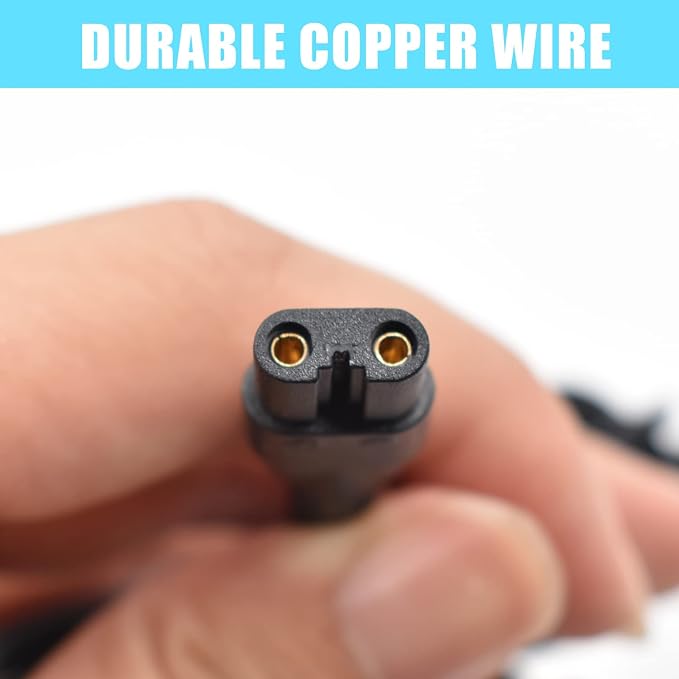 Charger Cord Fit for Manscaped Lawn Mower 3.0/2.0 Electric Groin Hair Trimmer Replacement Charging Cable Power Cord Adapter