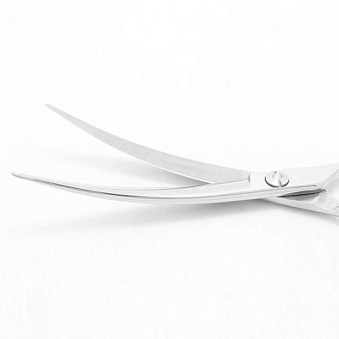 8.1 inch Curved Dog Grooming Scissors,8.1" Curved Pet Grooming Scissors,Curved Down Shears great for Groomers and Home Grooming