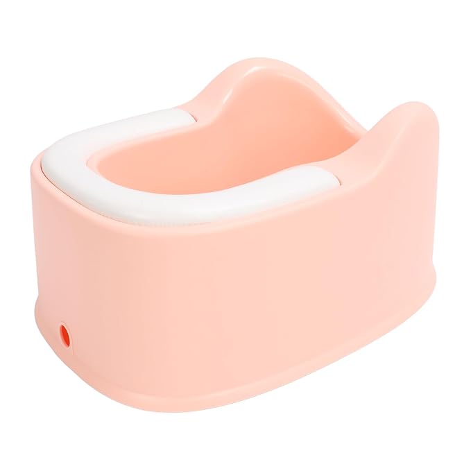 Ergonomic Baby Washing Basin for Toddlers with Soft PVC Cushion, Plastic Baby Washing Basin for Bathing and Buttocks (Pink)