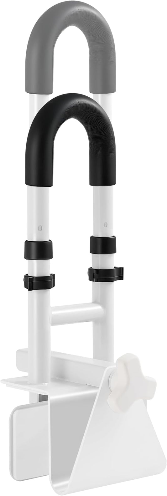 Adjustable Bathtub Grab Bar for Seniors - 3-Level Height Adjustment (13.7"-15.7"), Fits Tub Walls 3"-7", Safety Rail for Elderly & Disabled, Non-Slip Handle for Bathtub,Supports 300 lbs