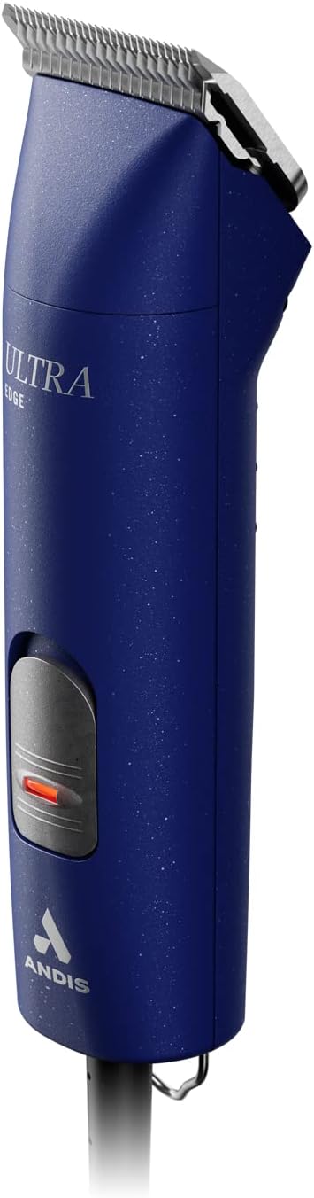 Andis Professional UltraEdge Super 2-Speed Detachable Blade Dog/Pet Clipper,Rotary Motor with Shatter-Proof Housing,Runs Calm & Silent,14-Inch Cord,for All Dog Coats &Breeds,120 Volts,Blue (Pack of 6)
