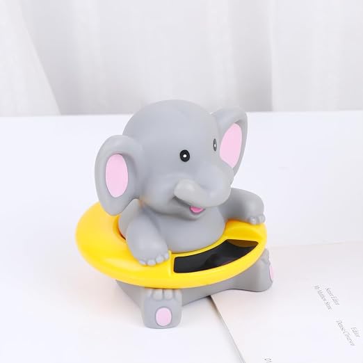 Cartoon Elephant Bath Tub Thermometer Electronic Temperature Thermometer for Boy Girl for Indoor Random Color