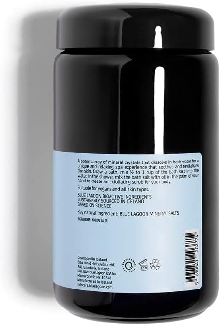 Blue Lagoon Skin Science - Bath Salt | Sustainable, Bioactive Luxury Skincare (12.3 oz | 350 g)