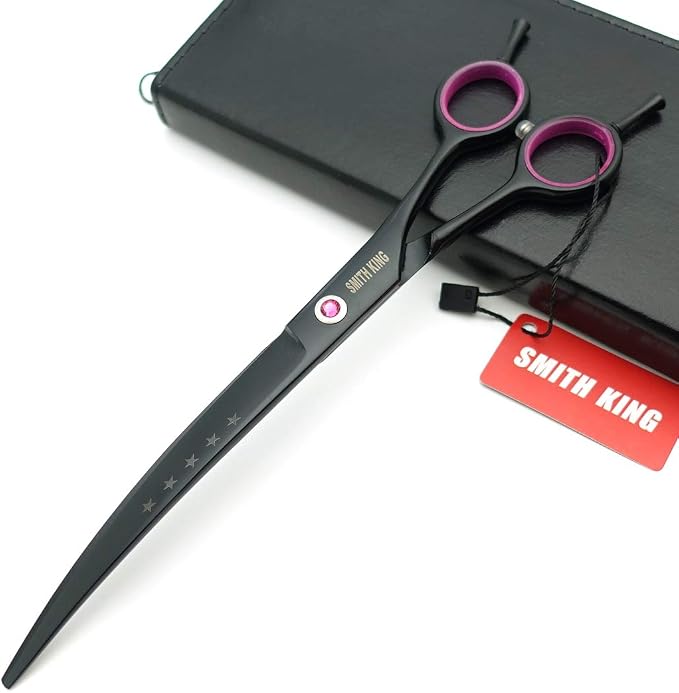 8.0 inches professional dog grooming scissors set Curved scissors