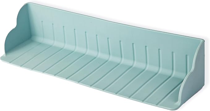 Bathtub Splash Guard, Kids Bath Toy Shelf Spill-Proof Bathtub Tray Kitchen Sink Organizer Waterproof Barrier Suction Cup