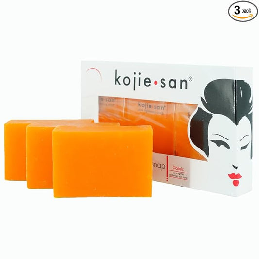 Kojie San Orange Whitening Soap, 3 x 65 g