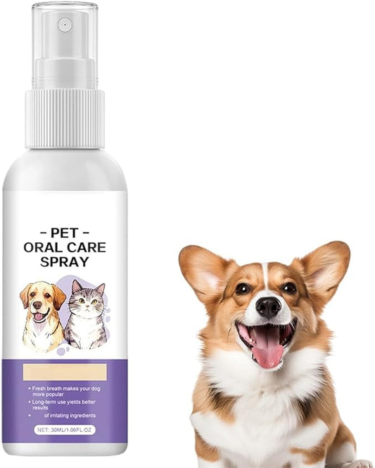 Dog Breath Freshener, Dog Dental Care Spray & Teeth Cleaning Spray, Natural Breath Freshener, Supports Daily Oral Hygiene, Support Clean Teeth and Promote Healthy Gums (3)