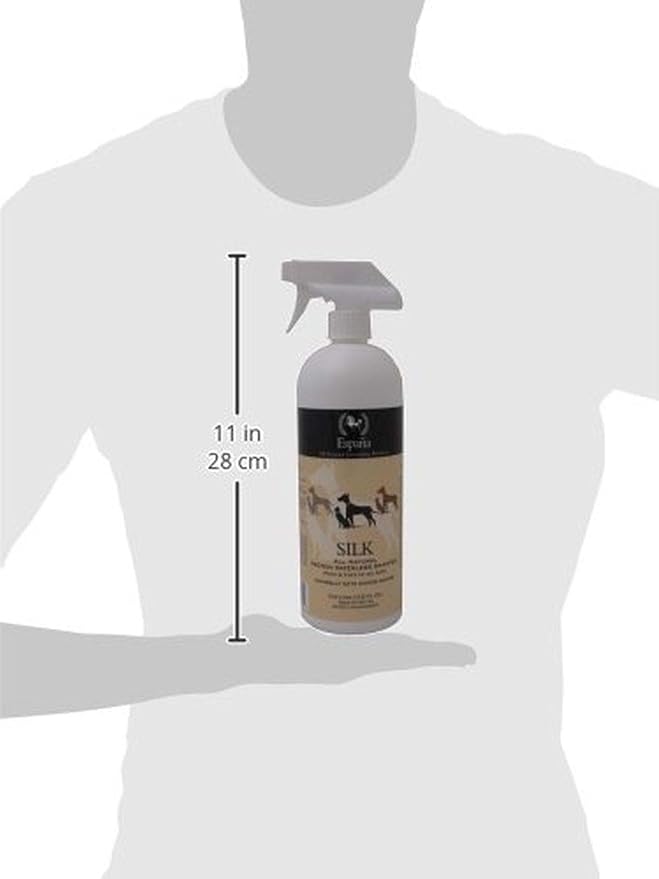 Espana Silk ESP0220DC Specially Formulated Silk Protein Waterless Shampoo for Dogs and Cats, 33.82-Ounce