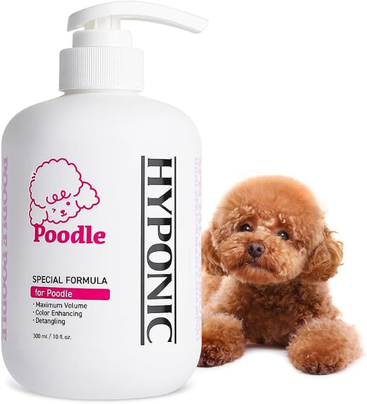 HYPONIC Shampoo for Poodle - Hypoallergenic Breed-Specific Shampoo for Poodle for Soft Volume, Moisture Coat, and Vibrant Color