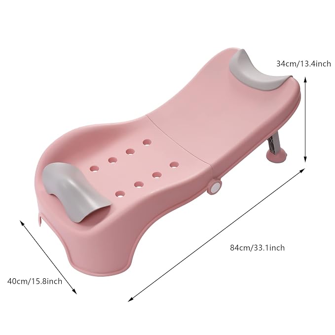 Shampoo Chair for Kids, Adjustable Kids Hair Washing Station is Suitable for 0-5 Years Old Children, Foldable Toddler Hair Washing Station Bath Seat Moisture-Proof Household