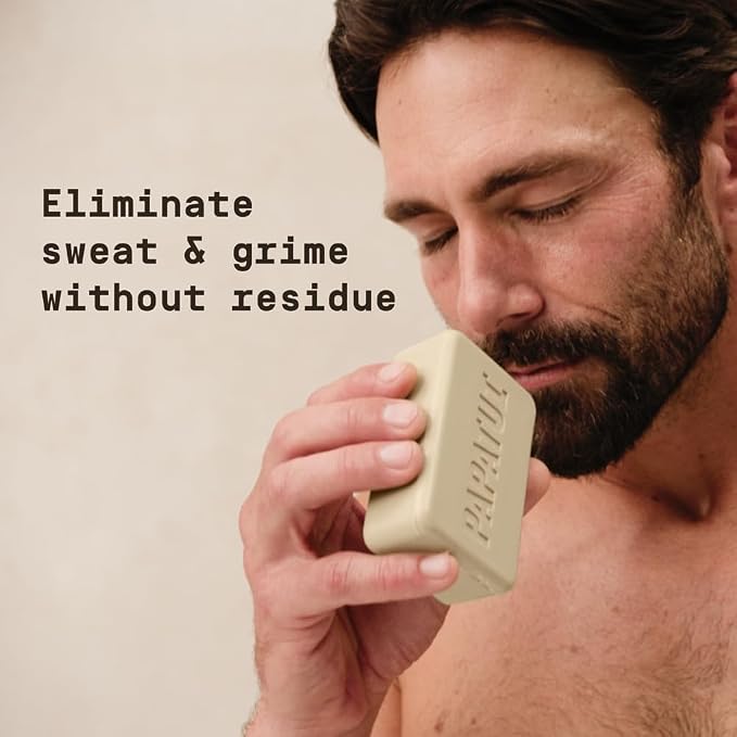 PAPATUI by Dwayne Johnson Enriching Bar Soap for Men | Hydrating Daily cleanerser | Moisturizes with Mango Butter and Avocado Oil | Vanilla Shea | 7oz (Pack of 4)