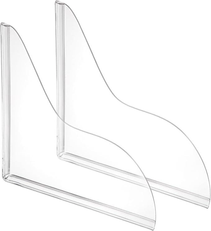 Bremorou 2pcs Splash Guard for Bathtub, Shower Splash Water Guard, Self-Adhesive Waterproof Tub Corner Guards, Silicone Base and Acrylic Plate, Prevent Water Splashing, Pack of 2