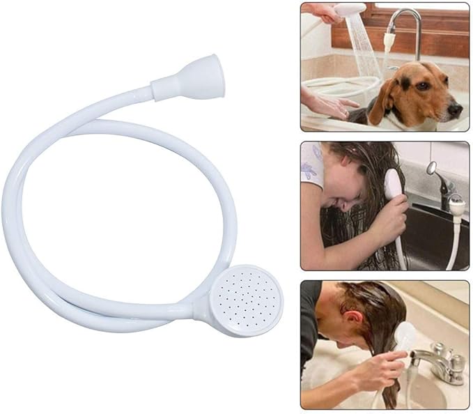 Sink Spray Hose,Portable Sink Hose Faucet Sprayer, Shampoo Sprayer Handheld Faucet Shower Head Spray for Bathing Baby,Pets,Washing Hair,Rinsing Vegetables