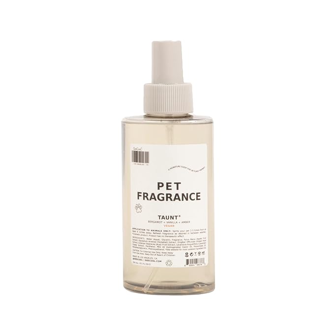 DedCool Pet Fragrance | 01 Taunt | Clean Luxury Pet Perfume for Dogs | Long-Lasting Deodorizing Spray | Non-Toxic, Vegan | 8.5 fl oz
