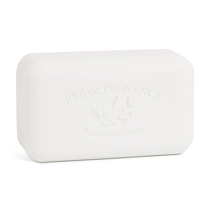 Pre de Provence Artisanal Soap Bar, Natural French Skincare, Enriched with Organic Shea Butter, Quad Milled for Rich, Smooth & Moisturizing Lather, Sea Salt, 5.3 Ounce