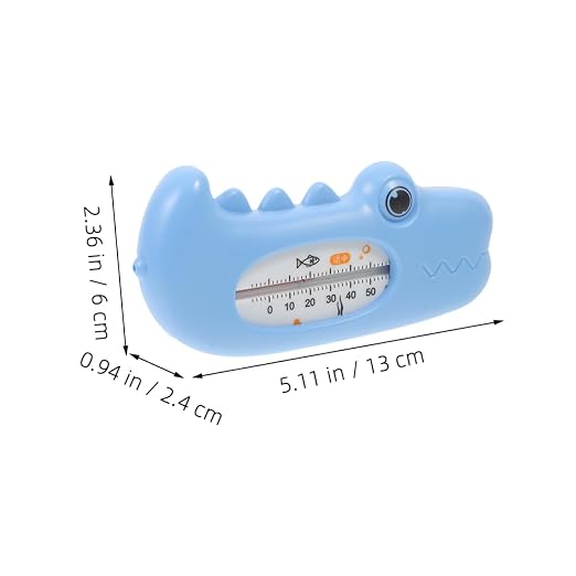 2pcs Baby Bath Waterproof Pool for Infants and Toddlers Easy to Read LCD Display Cartoon Design for Accurate Water Temperature Measurement