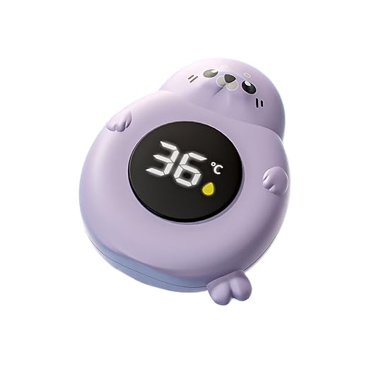 2025 Baby Bath Thermometer - Floating Bath Tub Water Temperature Thermometer with Safety Sensor Fast-Reading BPA-Free - Perfect for Infants Girls Boys Toddlers Newborns (Purple Seal)