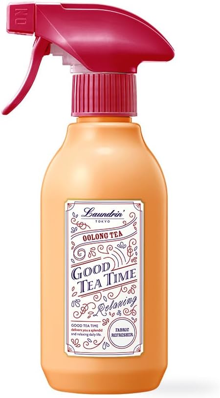 Laundrin Botanical Fabric Refresher Spray, Pet Odor Eliminator for Home, Room Essentials Fabric Spray, Odor Removal for Mattress, Curtain, Sofa, Carpet, Furniture, & Bedding - 300ml, Oolong Tea