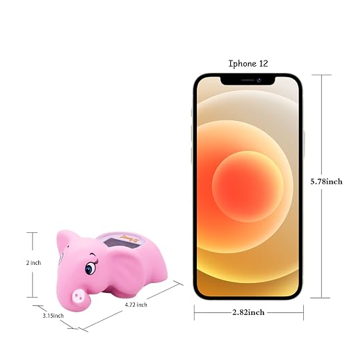 Doli Yearning Upgrade Baby Bath Thermometer|Kids' Bathroom Safety Product|Fahrenheit and Celsius|Baby Bath Floating Toys|Water Thermometer…