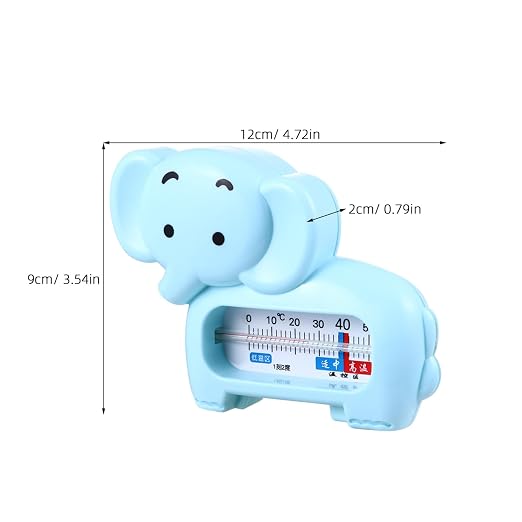 Sosoport 2pcs Bath Thermometer for Newborns Accurate Water Temperature Monitoring Material Safe for Toddlers