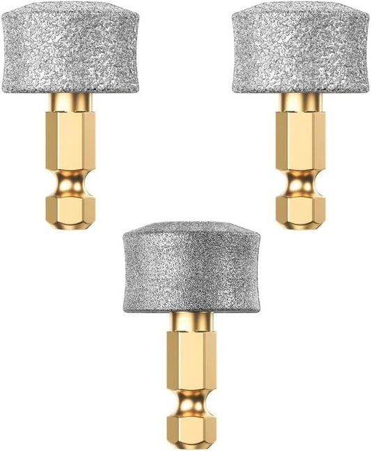 LOPSIC Dog Nail Grinder Replacement Head,Hard & Soft Grinding Heads Professional Dog Nail Trimmers Bits for Small & Large Dogs Claw Grooming (3pcs)