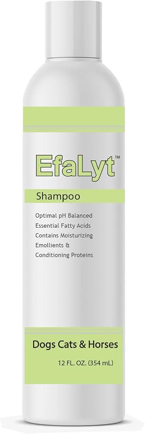Pet Shampoo and Cream Rinse Set, Hypoallergenic Formula with Essential Fatty Acids, Natural Moisturizing for Pets, 12 fl oz (Hypoallergenic Shampoo)