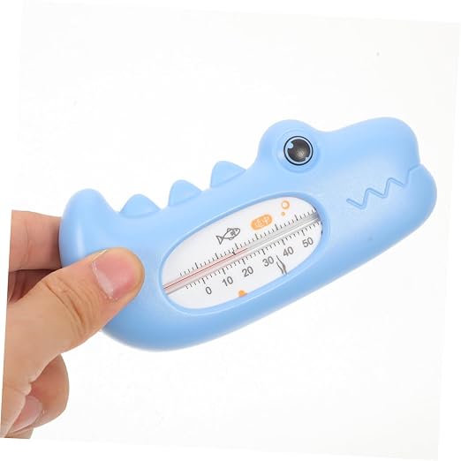 2pcs Baby Bath Waterproof Pool for Infants and Toddlers Easy to Read LCD Display Cartoon Design for Accurate Water Temperature Measurement