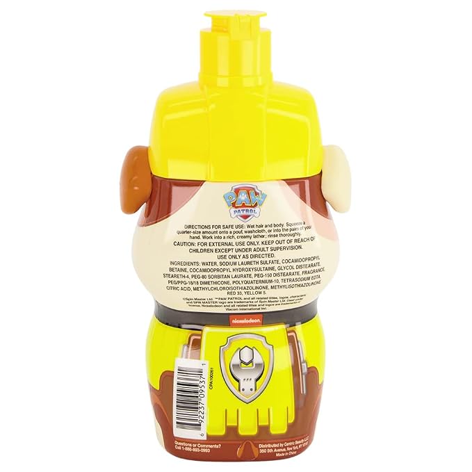 Taste Beauty “PAW Patrol” 3-in-1 Kids’ Shampoo, Kids’ Conditioner, and Bodywash, 14 Ounces, (Scent) (Pack of 2)