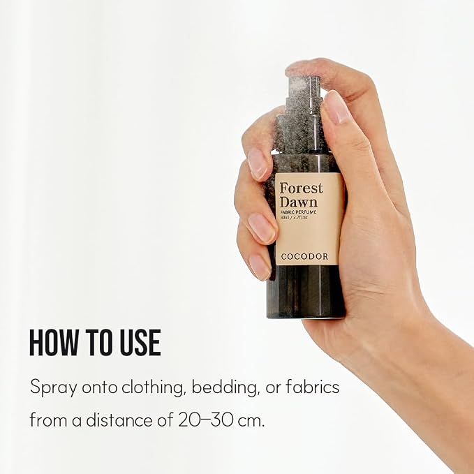 COCODOR Fragrance Room Spray/Black Cherry/ 2.7oz(80ml)/ Made with Essential Oils, scented room closet fabric odor eliminator spray