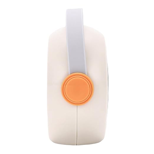 Bewinner Cute Speaker Shape Baby Bath Thermometer – IP67 LED Digital Water Temp Thermometer for Infant Toddler Bathtub & Swimming Pool, Accurate Sensor, Auto ShutOff, (Off-White)