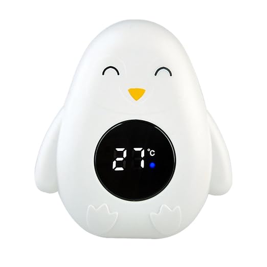 Baby Bath Thermometer - Digital Water Temperature Meter, Floating LED Display, Accurate Measurement Tool, Safety Bath Accessory | Ideal for Baby Girls Kids Toddler Children, Bathroom Home Use