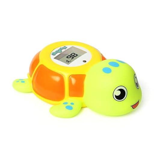 Lying Sea Turtle Water Proof Baby Bath Thermometer Used for Infant Baby Bath,Floating Toy Safety Temperature Water Thermometer, BPA Free, Baby Gift，New Baby Essentials，Animal Design