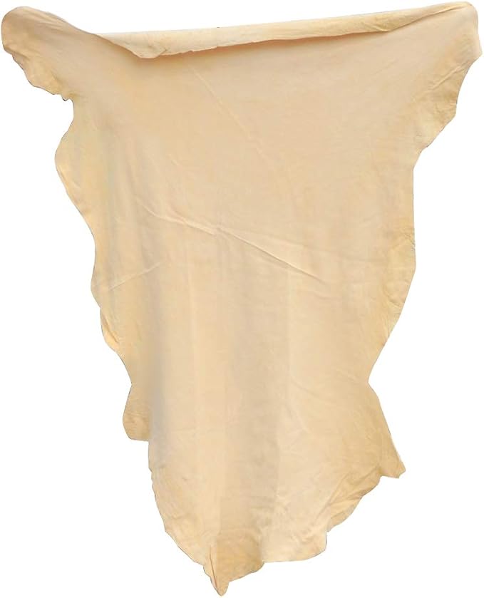 Chamois Drying Cloth Car Drying Towel Real Leather Super Absorbent Fast Drying Natural Chamois Car Wash Cloth Accessory (17.7" x 23.6")