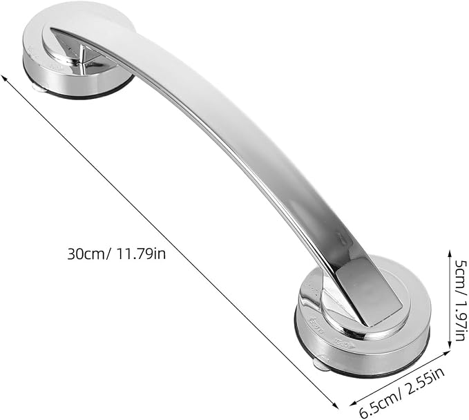 Hemobllo 3-Pack Bathroom Grab Bar Wall Mounted Bath Tub Safety Handle 11.81 X 2.55 X 5.90 in Armrest for Seniors Kids Toilet Support in Bathroom Corridor Tile Marble