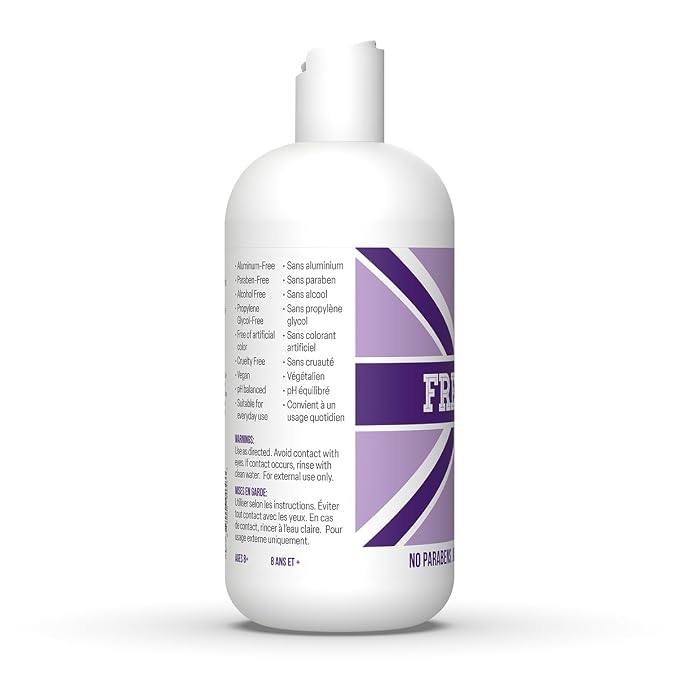 Fresh Kidz Body Wash for Kids and Teens - Gentle Bath and Shower Cleanser for All Skin Types - Girls Purple, 16.9 Fl. oz.