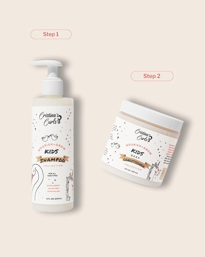 Cristina's Curls Kids Shampoo – Gentle Scalp Cleanse That Lifts Buildup Without Dryness