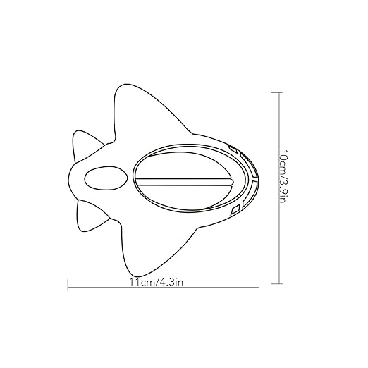 Baby Bath Thermometer, Infant Bath Thermometer Airplane Shape Lovely Multifunctional Infant Water Temperature Thermometer ()