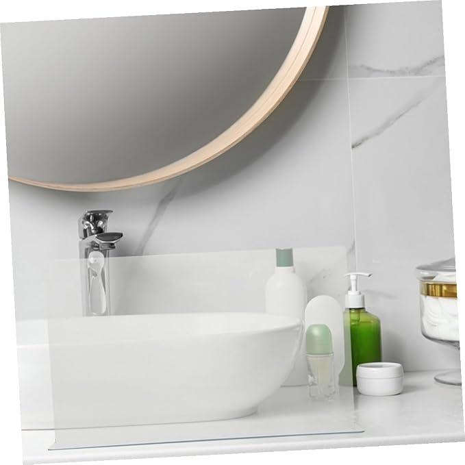 Bathtub Splash Guard Shower Water Guard PVC Shower Splashing for Bathtub 15.74 X 4.72 X 1.57 in Splashproof Baffle Easy Install for Sink Bathroom Kitchen