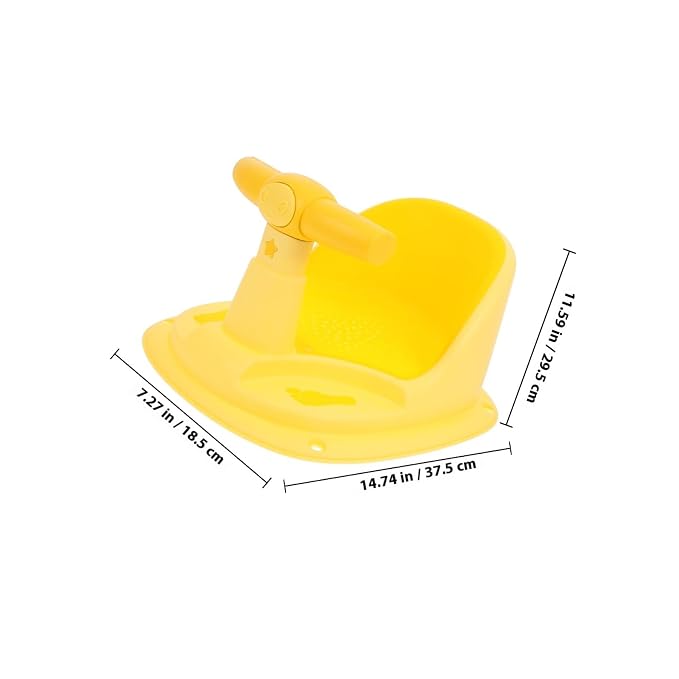 BESPORTBLE Bath Chair Bathtub Seat Non-Slip Shower Seat with Ergonomic Design and Stable Base for Safe Sitting Support During Bath