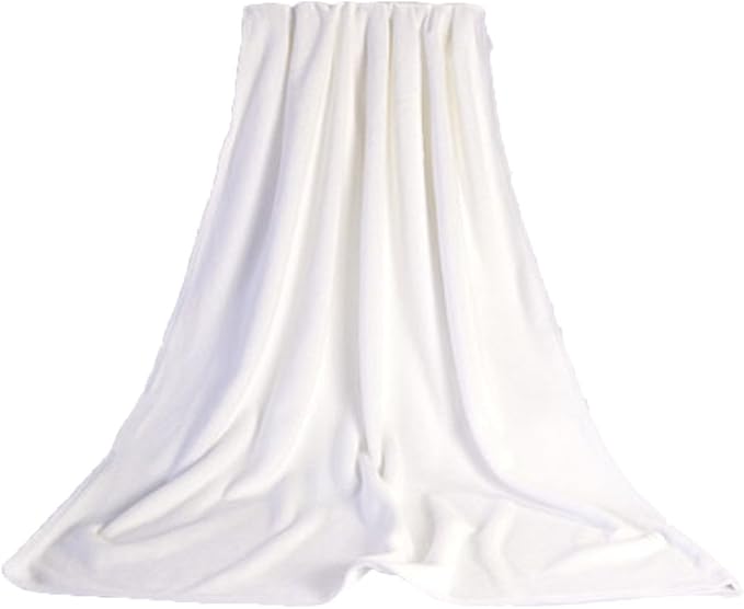MYLSMPLE Microfiber Bath Towels Bath Sheets Beach Spa Bathroom Towels Extra Large Absorbent Towels(36 Inch X 72 Inch, White)
