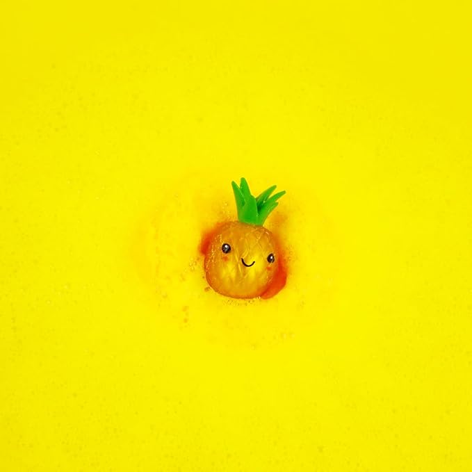 Zimpli Kids Large Fruity Surprise Bath Bomb, 1 of 6 Surprise Fruity Toys to Collect, One per Baff Bomb, Pocket Money, Bath Bomb Gift for Children, Collectable Figures